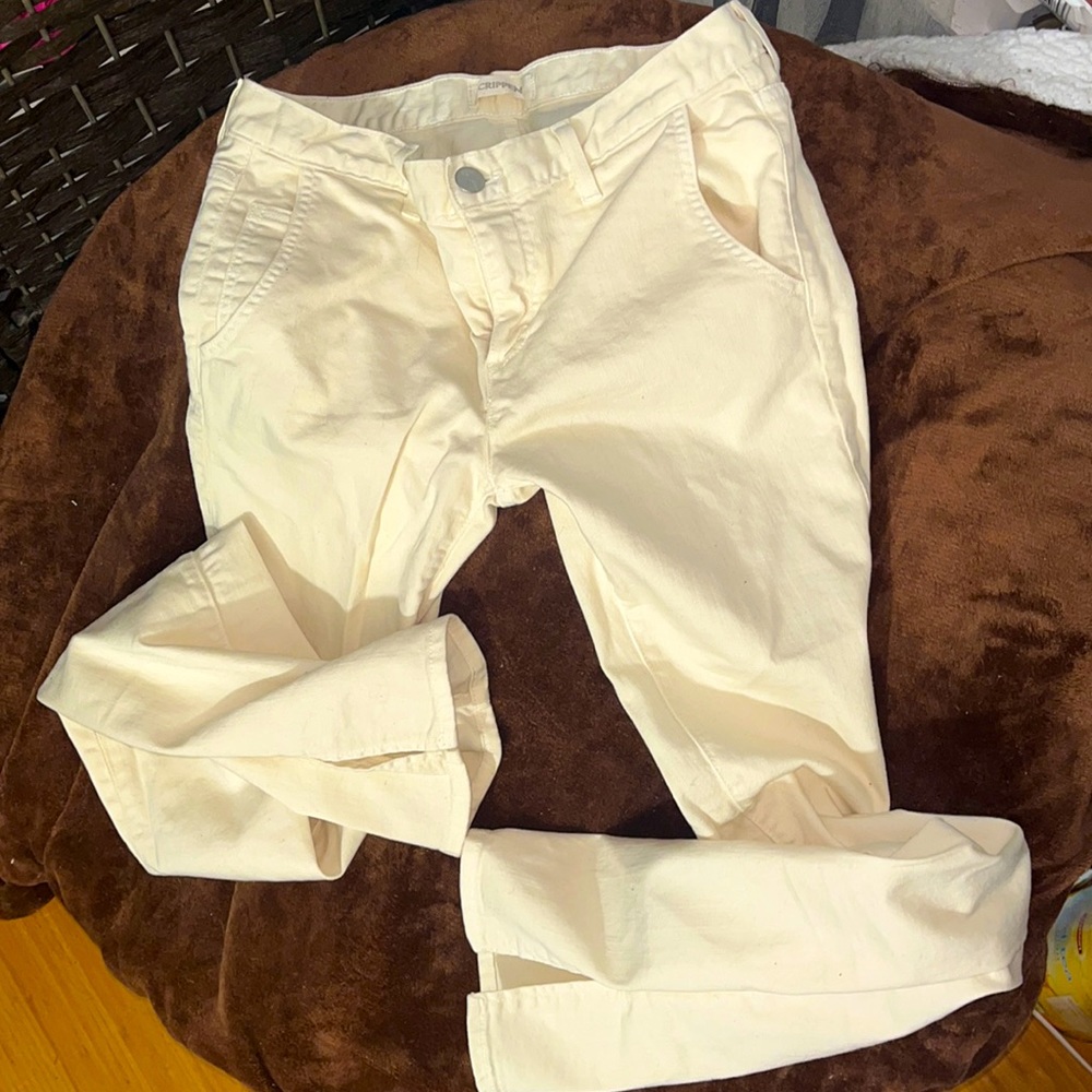New Crippen Ivory Flare Jeans Size 26